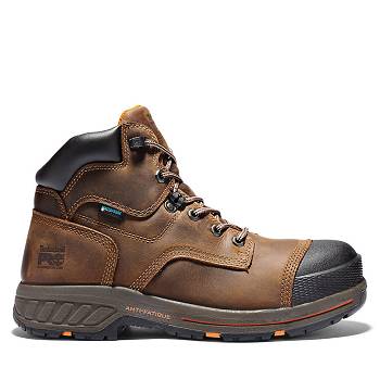 Timberland Férfi PRO Helix HD 6" Comp Toe Munkavédelmi Bakancs Barna